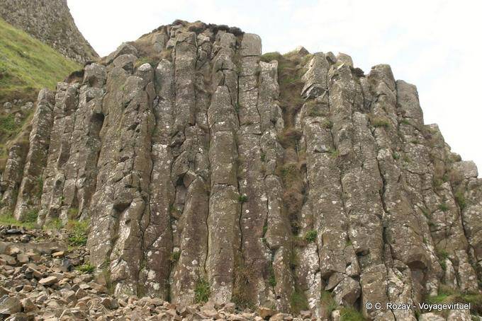 Camini fratturato basalto, Giants Causeway - Irlanda de Nord