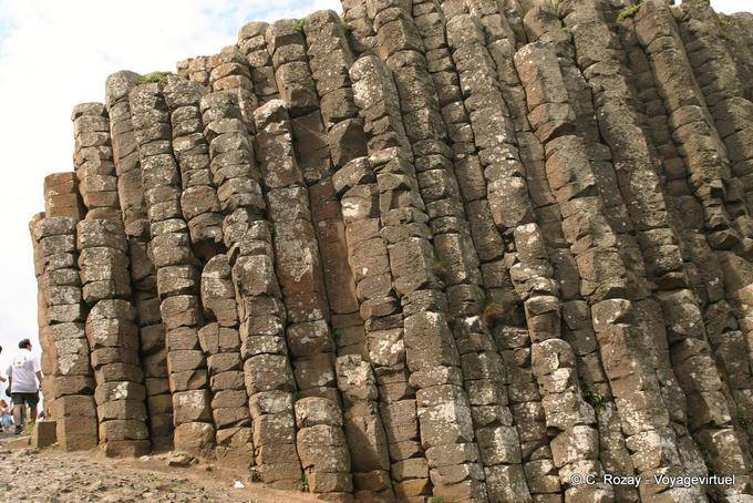 Colonne esagonali frattura lava, Giants Causeway - Irlanda de Nord