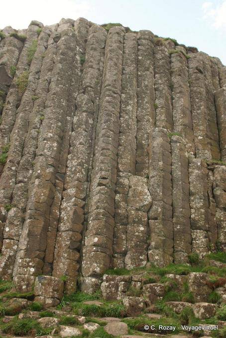 Il grande organo di basalto grigio, Giants Causeway - Irlanda de Nord