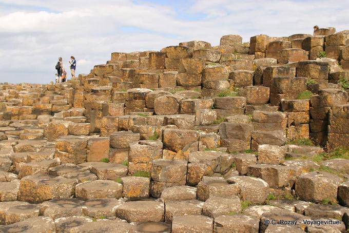 I resti della leggenda dei due nemici giganteschi, Benandonner e Finn McCool, Giants Causeway - Irlanda de Nord