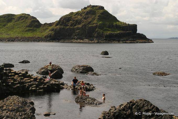Fraiche nuoto, Giants Causeway - Irlanda de Nord