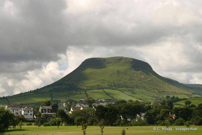 Montagna sopra Glenariff - Irlanda de Nord