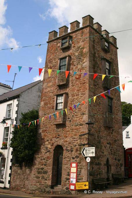 Il coprifuoco Torre, Cushendall, Glens Newtown - Antrim - Irlanda de Nord