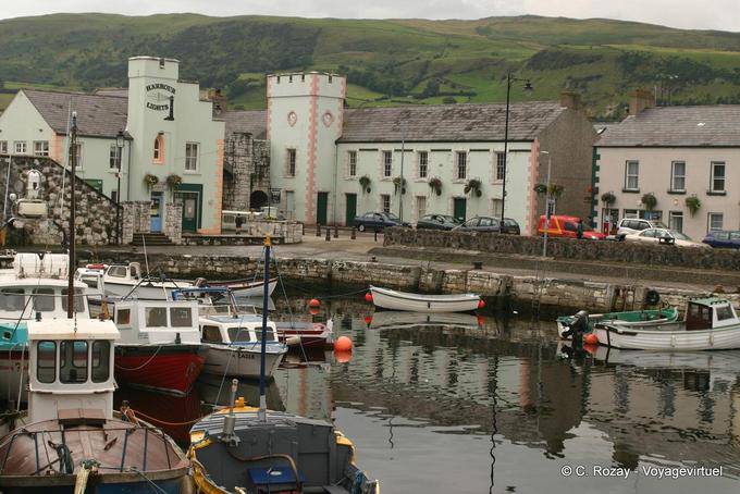 Luci del porto, il porto di Carnlough - Irlanda de Nord