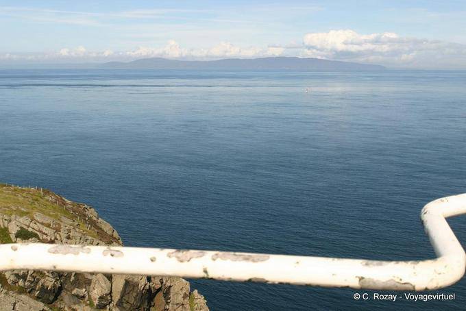 Rathlin vista dal Torr Head, Antrim Coast - Irlanda de Nord