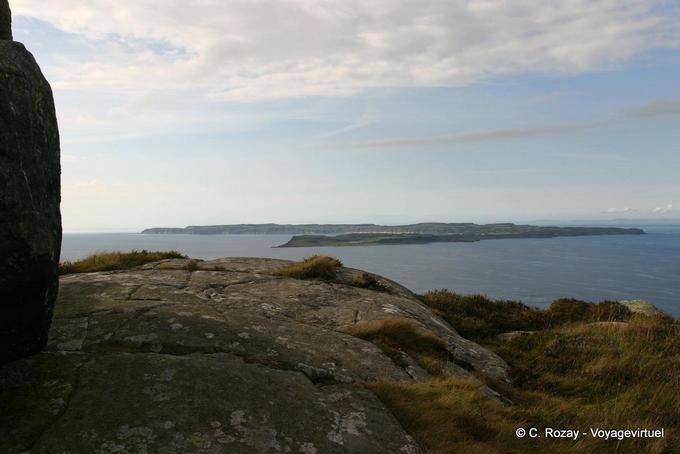 Panoramiche di Rathlin Island Fairhead - Irlanda de Nord