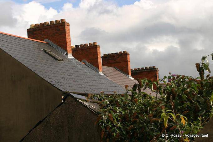 Camini collettivi su un tetto, Derry - Irlanda de Nord