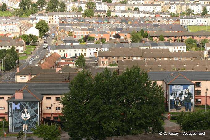 Murales del Bogside sulla Lecky Road, Derry - Irlanda de Nord