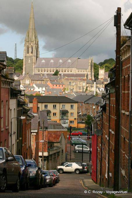 Cattedrale di St Eugene da Harvey Street, Londonderry, Derry - Irlanda de Nord