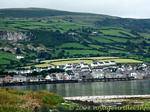 Vista di Carnlough, Antrim Coast, Irlanda de Nord.