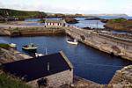 Ballinton Harbour, Antrim Coast, Irlanda de Nord.
