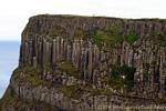Canne d'organo di basalto sull'altopiano Antrim, Giants Causeway, Irlanda de Nord.