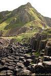 Gli effetti di attività vulcanica nella Paleogene, Giants Causeway, Irlanda de Nord.