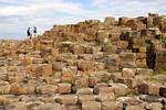 I resti della leggenda dei due nemici giganteschi, Benandonner e Finn McCool, Giants Causeway, Irlanda de Nord.