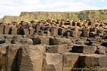 Colonne esagonali sulla battigia, Giants Causeway, Irlanda de Nord.