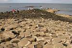Il modo in Scozia la leggenda, Giants Causeway, Irlanda de Nord.