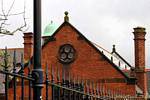 Edificio situato dettaglio Stable Lane, Derry, Irlanda de Nord.