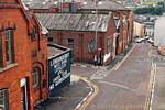 Tag di Fountain Street, London Derry, Irlanda de Nord.