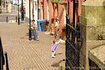 La vita quotidiana, immagini di strada, Derry, Irlanda de Nord.