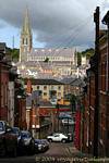 Cattedrale di St Eugene da Harvey Street, Londonderry, Derry, Irlanda de Nord.