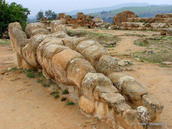 Il Grand Telamone, Tempio di Zeus, Agrigento - Italia