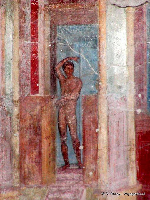 Nu antiquariato, pittura, Pompei - Italia