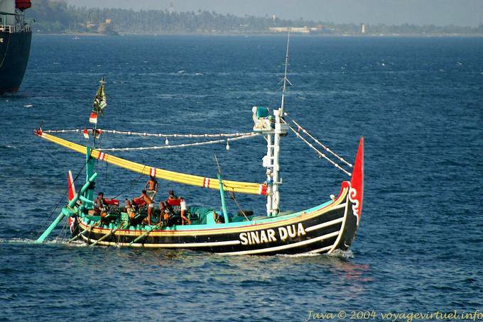 Vogatori Sinar Dua, barca da pesca, Java - Indonesia