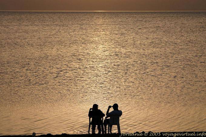 Ombre su oro, Mar Morto - Giordania
