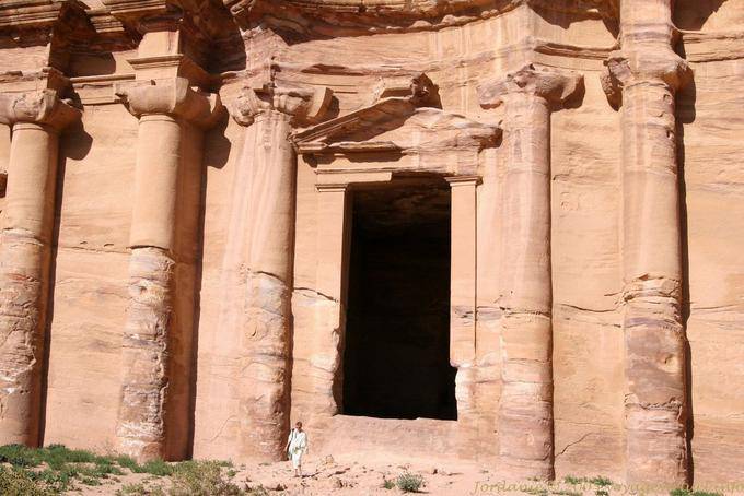 Majestic ingresso principale, Al Deir (monastero) - Petra - Giordania