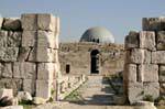 Cupola della hall, vista esterna, Citadel, Amman, Giordania.