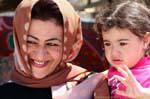 La madre e il bambino, Aqaba, Giordania.