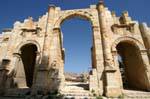 South Gate, ingresso principale a Jerash, Giordania.
