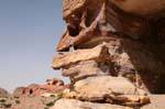 Detritica rottura rock, Petra Zib Attuf, Giordania.