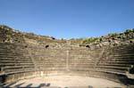 Teatro ovest del sito di Umm Qais (Gadara), Giordania.