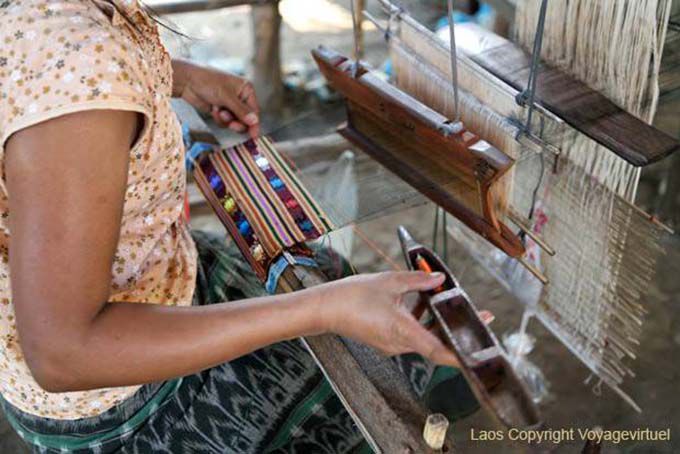 Loom, Khone Island, Laos