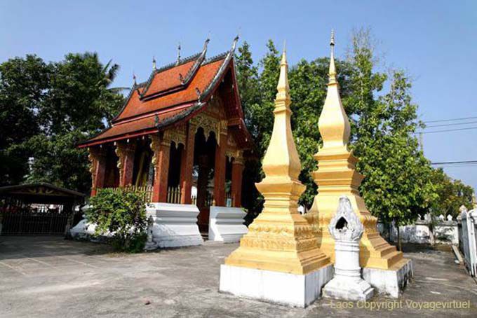 Al di fuori del tempio, Wat Sene Soukharam, Luang Prabang, Laos