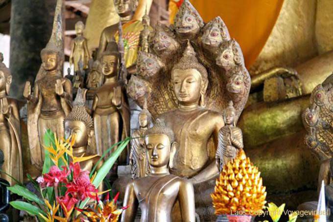 Il naga Buddha, Wat Visoun, Luang Prabang, Laos