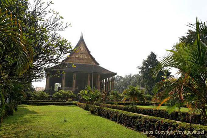 Haw Phra Kaew, facciata posteriore del santuario, Vientiane, Laos