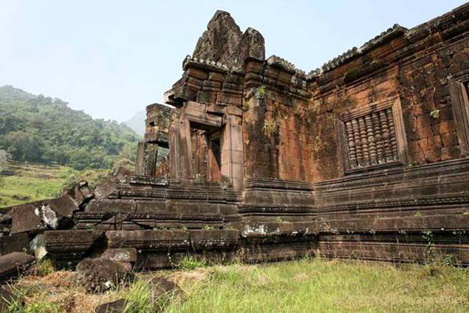 Angolo Palazzo delle donne, Wat Phou, Laos