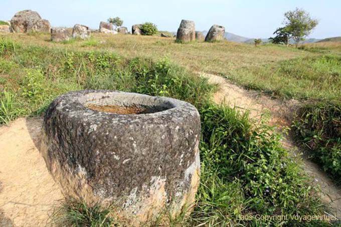 Giare di pietra antica, Xieng Khouang, Laos