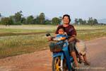 Trasporto pubblico, Khong Island, Laos.