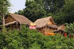 Case tipiche della zona Luang Prabang, Laos.