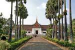Siamo andati al Palazzo Reale, Luang Prabang, Laos.