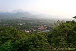 Panorama su Luang Prabang dal Monte Phousi, Laos.