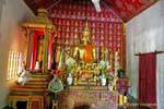 Piccola sala di preghiera, Wat Sene Soukharam, Luang Prabang, Laos.