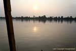 Tramonto sul fiume Mekong, Laos Sud, Laos.