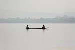 Meditazione sul fiume Mekong, Laos meridionale, Laos.