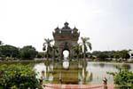 Porta della Vittoria Patuxai, Vientiane, Laos.