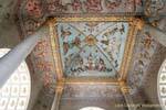 La decorazione interna di Anousavary Patuxai, Vientiane, Laos.
