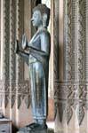 Profilo Pace buddista, Haw Phra Kaew, Vientiane, Laos.
